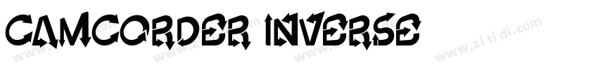 camcorder inverse字体转换